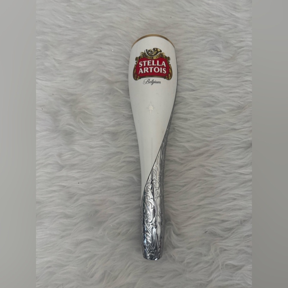 Stella Artois Chalice with Silver Detailing beer tap handle